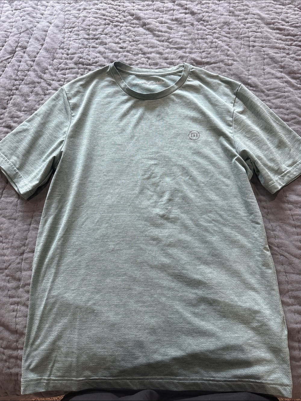 Travis Mathew Sage Green Short Sleeve Crew Tee